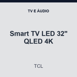 Smart TV LED TCL 32" QLED 4K