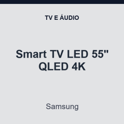 Smart TV LED Samsung 55" QLED 4K