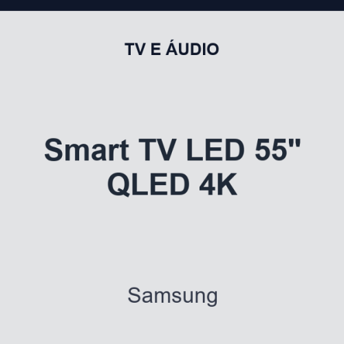 Smart TV LED Samsung 55" QLED 4K