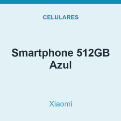Smartphone Xiaomi 512GB Azul