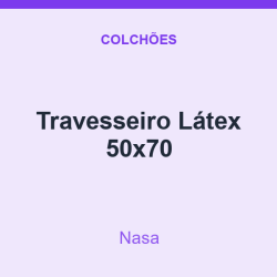 Travesseiro Nasa Látex 50x70