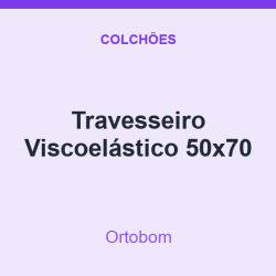 Travesseiro Ortobom Viscoelástico 50x70