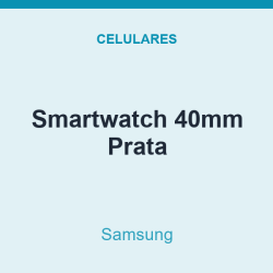 Smartwatch Samsung 40mm Prata
