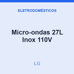 Micro-ondas LG 27L Inox 110V