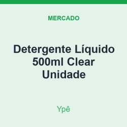 Detergente Líquido 500ml Ypê Clear Unidade