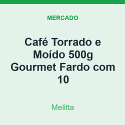 Café Torrado e Moído 500g Melitta Gourmet Fardo com 10