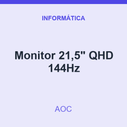 Monitor AOC 21,5" QHD 144Hz