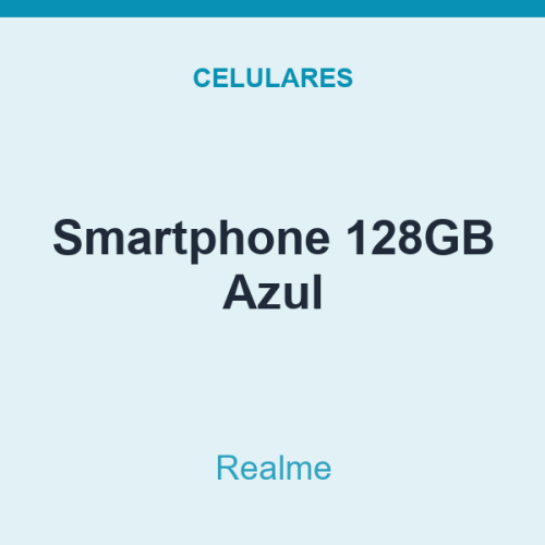Smartphone Realme 128GB Azul