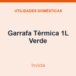 Garrafa Térmica Invicta 1L Verde