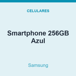 Smartphone Samsung 256GB Azul