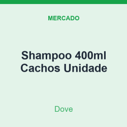 Shampoo 400ml Dove Cachos Unidade