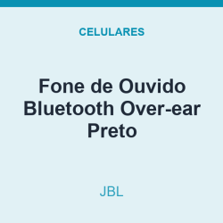 Fone de Ouvido Bluetooth JBL Over-ear Preto