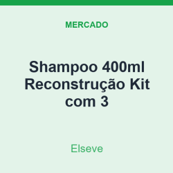 Shampoo 400ml Elseve Reconstrução Kit com 3