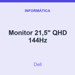 Monitor Dell 21,5" QHD 144Hz