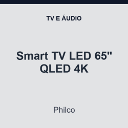 Smart TV LED Philco 65" QLED 4K
