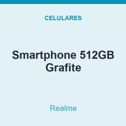 Smartphone Realme 512GB Grafite