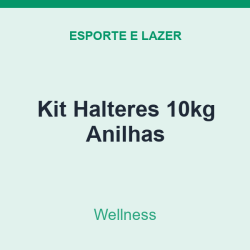 Kit Halteres Wellness 10kg Anilhas